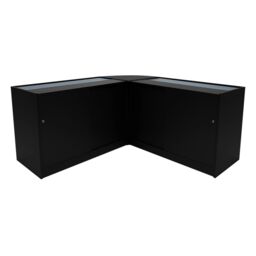 Monstershop Harmonia LED Shop Counter Set B1200, C1200 & LM60 - Black - thumbnail 2