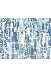 Origin Murals Letterpress Graffiti Wall Mural in Blue - Size: W300 cm x H240 cm - thumbnail 2