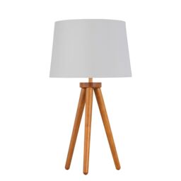First Choice Lighting Set of 2 Dark Oak Table Lamp or Bedside Lights with White Silver Shade in Brown - thumbnail 2