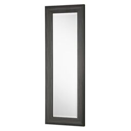 Yearn Mirrors Charcoal Grey Scooped Framed Mirror 129.5x45.5cm - Size: 129.5x45.5 cm - thumbnail 3