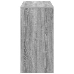 Berkfield Home Grey Writing Desk Grey Sonoma Engineered Wood Medium Storage - thumbnail 6