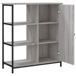 Berkfield Home Sideboard Grey Sonoma 70x30x80 cm Engineered Wood - Size: 70 x 30 x 80 cm - thumbnail 5