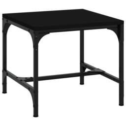 Berkfield Home Side Tables 2 pcs Black 40x40x35 cm Engineered Wood - Size: 40 x 40 x 35 cm - thumbnail 4