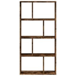 Berkfield Home Durable Bookcase Smoked Oak 60x20x120 cm Engineered Wood in Brown - Size: 60 x 20 x 120 cm - thumbnail 5