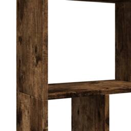 Berkfield Home Durable Bookcase Smoked Oak 60x20x120 cm Engineered Wood in Brown - Size: 60 x 20 x 120 cm - thumbnail 9