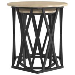 Berkfield Home Side Tables 2 pcs Sonoma Oak Engineered Wood in Brown - thumbnail 5