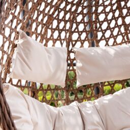 Artemis Home Beauchamp Swinging Double Garden Seat in Cream - thumbnail 3