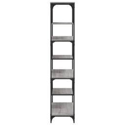 Berkfield Home Bookcase Grey Sonoma 81x36x176 cm Engineered Wood - Size: 81 x 36 x 176 cm - thumbnail 4