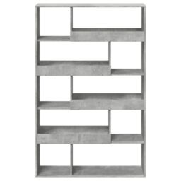 Berkfield Home Bookcase Concrete Grey 100x33x156.5 cm Engineered Wood - thumbnail 4