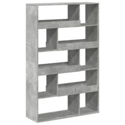 Berkfield Home Bookcase Concrete Grey 100x33x156.5 cm Engineered Wood - thumbnail 6