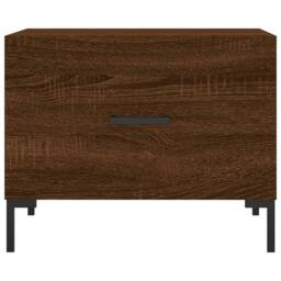 Berkfield Home Decorative Coffee Tables 2 pcs Brown Oak 50x50x40 cm Engineered Wood - Size: 50 x 50 x 40 cm - thumbnail 6