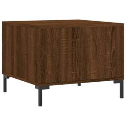 Berkfield Home Decorative Coffee Tables 2 pcs Brown Oak 50x50x40 cm Engineered Wood - Size: 50 x 50 x 40 cm - thumbnail 9