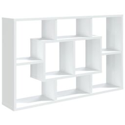 Berkfield Home Wall Shelf White 85x16x52.5 cm Engineered Wood - thumbnail 2