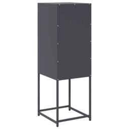 Berkfield Home Sideboard Anthracite 36x39x107 cm Cold-rolled Steel in Dark Grey - Size: 36 x 39 x 107 cm - thumbnail 8