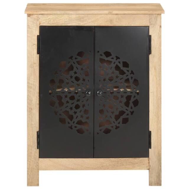 Berkfield Home Sideboard 60x35x75 cm Solid Mango Wood in Brown - Size: 60 x 35 x 75 cm - image 1