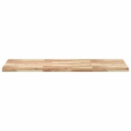 Berkfield Home Desk Top Untreated 120x60x4 cm Solid Wood Acacia in Brown - Size: 120 x 60 x 4 cm - thumbnail 4