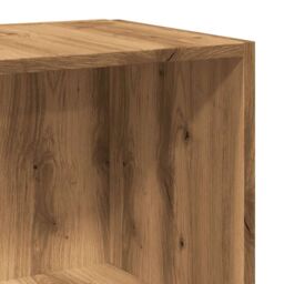 Berkfield Home Corner Cabinet Artisan Oak 33x33x165 cm Engineered Wood in Brown - Size: 33 x 33 x 165 cm - thumbnail 7