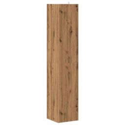 Berkfield Home Corner Cabinet Artisan Oak 33x33x165 cm Engineered Wood in Brown - Size: 33 x 33 x 165 cm - thumbnail 6