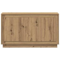 Berkfield Home Sideboard Artisan Oak 102x35x55 cm Engineered Wood in Brown - Size: 102 x 35 x 55 cm - thumbnail 4