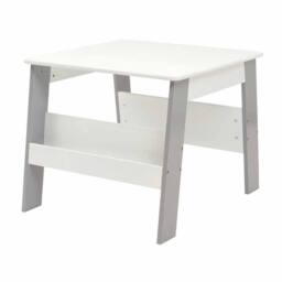 Liberty House Toys Kids White/Grey Table/Chair/Storage set in White - thumbnail 5