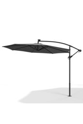 Living and Home 3m Cantilever Garden Parasol with LED Light（Base is not included） in Grey - thumbnail 4