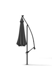 Living and Home 3m Cantilever Garden Parasol with LED Light（Base is not included） in Grey - thumbnail 5