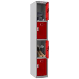Phoenix Safe Company Personal Locker in Red with Electronic Lock, PL1433GRE, 34L - Size: 180 cm x 100 cm - thumbnail 2