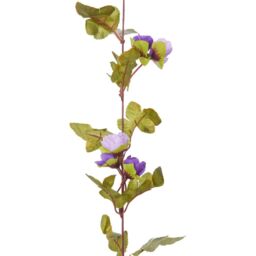 Berkfield Home Christmas Flower Garlands 6 pcs Light Purple 215 cm - thumbnail 6
