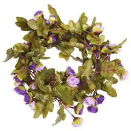 Berkfield Home Christmas Flower Garlands 6 pcs Light Purple 215 cm - thumbnail 2