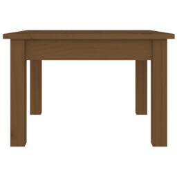 Berkfield Home Coffee Table Honey Brown 45x45x30 cm Solid Wood Pine - Size: 45 x 45 x 30 cm - thumbnail 5