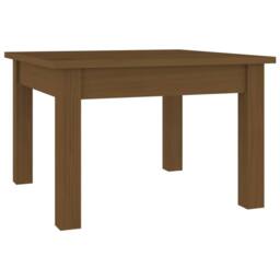 Berkfield Home Coffee Table Honey Brown 45x45x30 cm Solid Wood Pine - Size: 45 x 45 x 30 cm - thumbnail 1