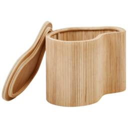 Wyld and Coco Nesting Coffee Tables Set of 2 with Storage Lids in Natural - thumbnail 8