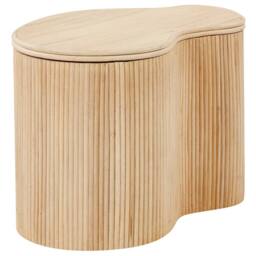 Wyld and Coco Nesting Coffee Tables Set of 2 with Storage Lids in Natural - thumbnail 5