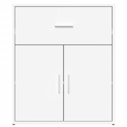 Berkfield Home Sideboard White 60x31x70 cm Engineered Wood - Size: 60 x 31 x 70 cm - thumbnail 5