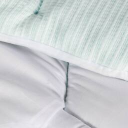 Lavio Double Pillowtop Memory Foam Mattress Topper Cover Bed Protector in Aqua - thumbnail 6