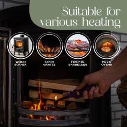 Pelle & Sol Kindling Wood Log Burner Grate Smokeless Long-Burning Firewood 2.4kg in Brown - thumbnail 4