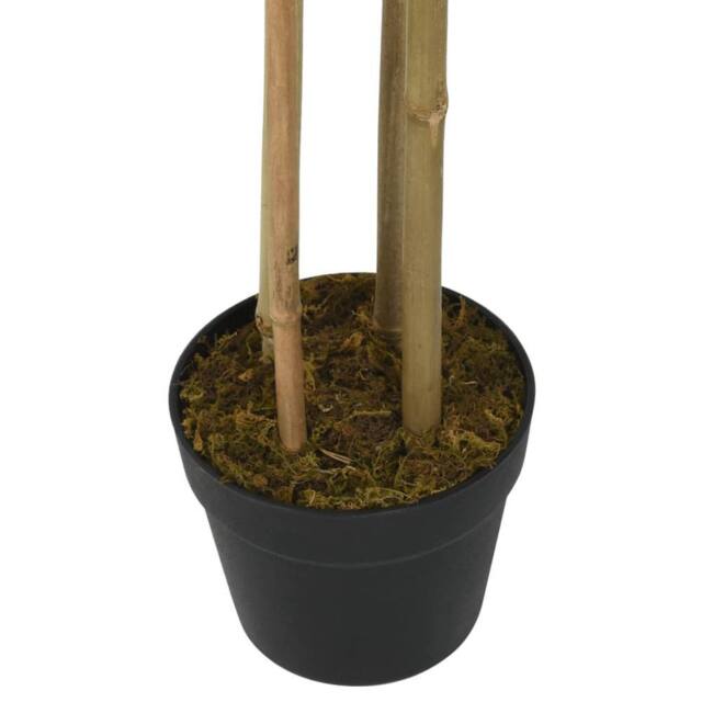 Berkfield Home Realistic Artificial Bamboo Tree 988 Leaves 150 cm Green - image 1