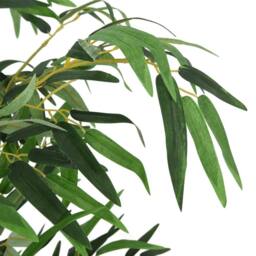 Berkfield Home Realistic Artificial Bamboo Tree 988 Leaves 150 cm Green - thumbnail 3