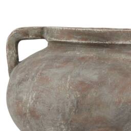 Wyld Haus Meadowhaze Pelike Brown Stoneware Vase with Handles - thumbnail 5