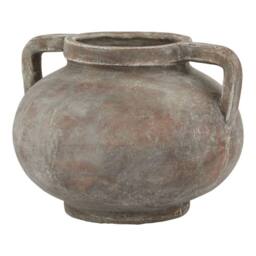 Wyld Haus Meadowhaze Pelike Brown Stoneware Vase with Handles - thumbnail 2