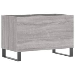 Berkfield Home Record Cabinet Grey Sonoma 74.5x38x48 cm Engineered Wood - thumbnail 3