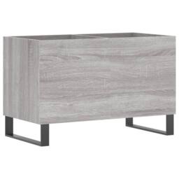 Berkfield Home Record Cabinet Grey Sonoma 74.5x38x48 cm Engineered Wood - thumbnail 6
