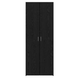 Berkfield Home Highboard Black Oak 70x42.5x185 cm Engineered Wood - thumbnail 8
