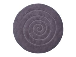 The Rug Shop UK Grey Handmade Luxurious Easy to clean Geometric Circle Rug - Size: 180 cm diameter - thumbnail 3