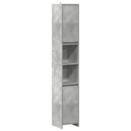 Berkfield Home 3 Piece Bathroom Furniture Set Concrete Grey Engineered Wood - thumbnail 7