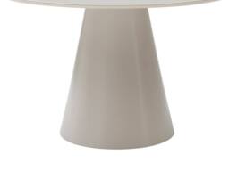 Vente-unique Round Dining Table for 4 Cm MDF - Beige - ANTALIZA - thumbnail 6