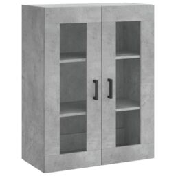 Berkfield Home Highboard Concrete Grey 69.5x34x180 cm Engineered Wood - thumbnail 5