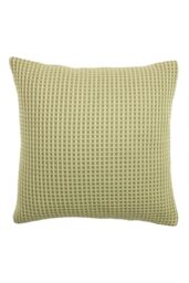 Furn Rowan Waffle Knitted Cushion in Natural - Size: 45 cm x 45 cm - thumbnail 1