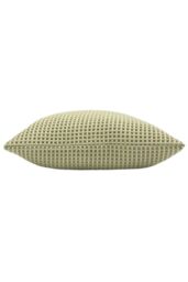 Furn Rowan Waffle Knitted Cushion in Natural - Size: 45 cm x 45 cm - thumbnail 2
