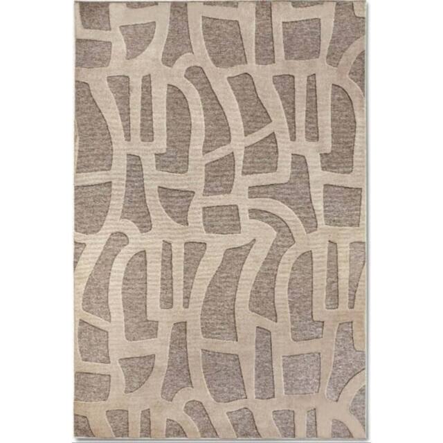 THE RUGS Villeroy & Boch 1879 Short Pile Rug Therese Polyester in Brown - Size: 200 cm x 290 cm - image 1